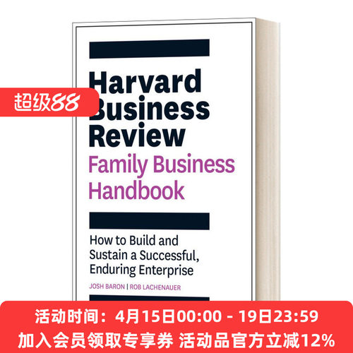 英文原版 Harvard Business Review Family Business Handbook 家族企业手册的哈佛商业评论 英文版 进口英语原版书籍