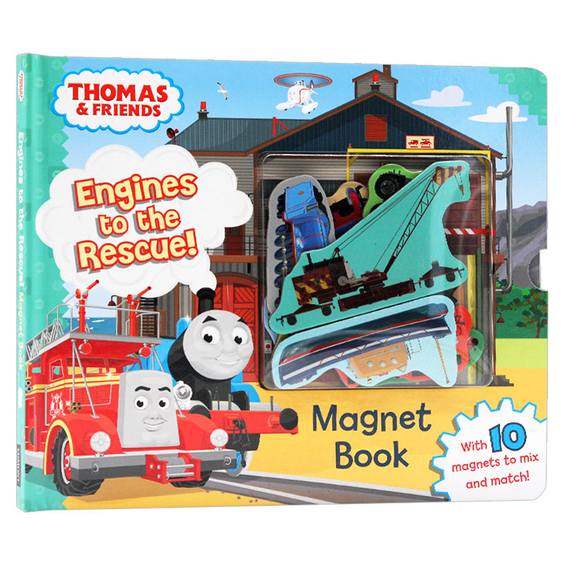 英文原版托马斯磁铁游戏书