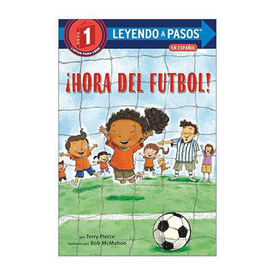 原版 Step into Reading 1 Hora del futbol Soccer Time Spanish Edition 踢足球时间到 西班牙语版 进口原版书籍