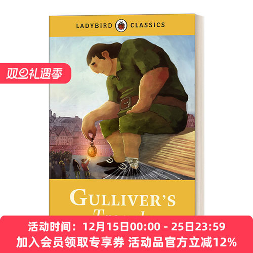 英文原版 Ladybird Classics Gulliver's Travels 企鹅小瓢虫经典系列 格列佛游记 精装 英文版 进口英语原版书籍