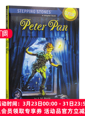 彼得潘 英文原版 Peter Pan Stepping Stones Books Classic 经典文学 英文版 进口英语原版书籍