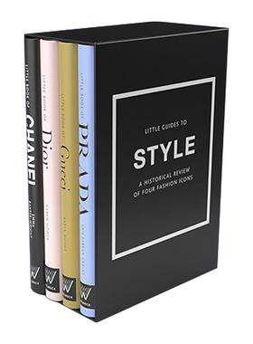 英文原版 Little Guides to Style 时尚品牌风格指南4册套装 品牌发展历史 Chanel香奈儿 Dior迪奥 英文版 进口英语原版书籍