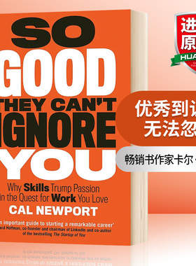 优秀到让人无法忽视 英文原版 So Good They Can't Ignore You 精装 英文版 进口英语原版书籍