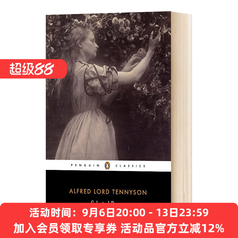 丁尼生诗选 英美文学考研书目 英文原版 Alfred Lord Tennyson Selected Poems 英文版 进口英语原版书籍图片