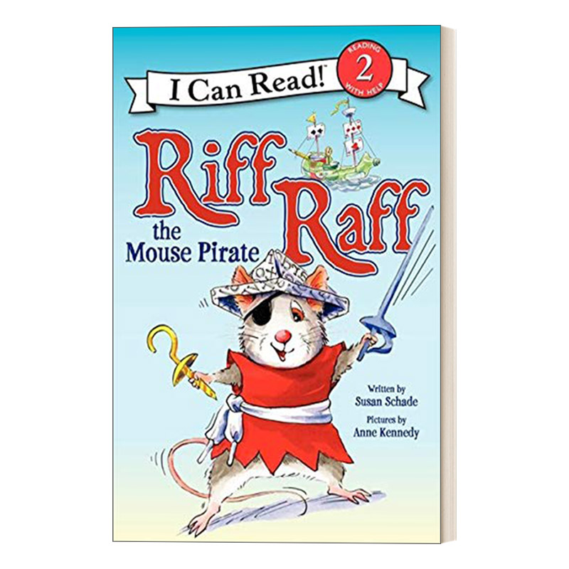 老鼠海盗 英文原版 Riff Raff the Mouse Pirate I Can Read Level 2分级阅读 英文版 进口英语原版书籍