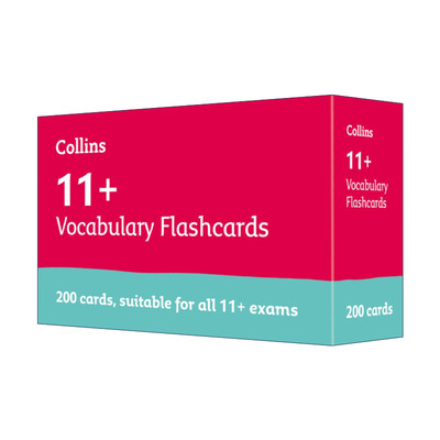 英文原版 Collins 11+ Vocabulary Flashcards 柯林斯英国小升初英语单词闪卡 适合GL和CEM 英文版 进口英语原版书籍