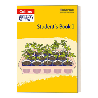 英文原版 Collins Cambridge International Primary Science Student's Book1 柯林斯剑桥国际小学科学课本一年级 英文版进口书