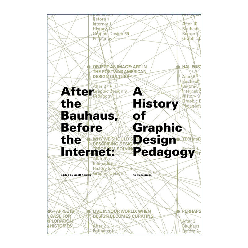 包豪斯之后 英文原版 After the Bauhaus Before Internet 互联网之前 平面设计教育学史 Geoff Kaplan 英文版 进口英语书籍