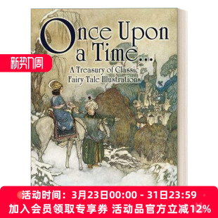 书籍 画艺术书 进口英语原版 英文版 Time Upon Once 英文原版 童话故事插画黄金时代版 经典