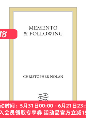 英文原版 Memento & Following 记忆碎片 追随 诺兰大神电影剧本 英文版 进口英语原版书籍