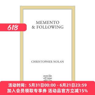 英文原版 Memento & Following 记忆碎片 追随 诺兰大神电影剧本 英文版 进口英语原版书籍