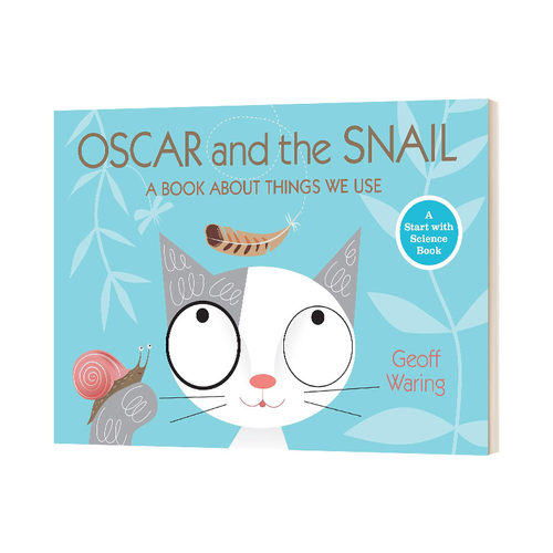 英文原版 Oscar and the Snail 小猫奥斯卡与蜗牛 认识物品 科学绘本 英文版 进口英语原版书籍