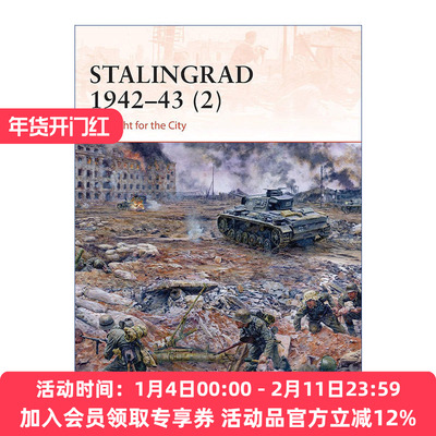 二战苏德1942-1943斯大林格勒战役 英文原版 Stalingrad 1942–43 (2) 卷二 战争历史系列 英文版 进口英语原版书籍