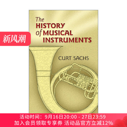 英文原版 The History of Musical Instruments 乐器史 Curt Sachs 英文版 进口英语原版书籍