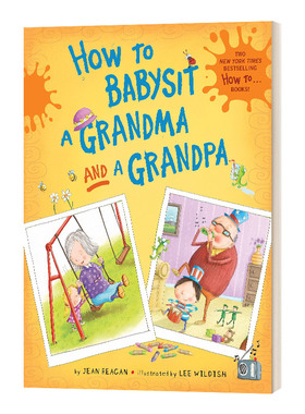 英文原版 How to Babysit a Grandma and a Grandpa Set 如何照顾奶奶和爷爷2册盒套装 英文版 进口英语原版书籍