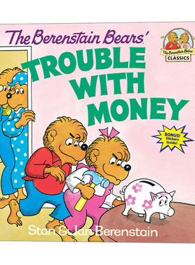 英文原版绘本 The Berenstain Bears' Trouble with Money 贝贝熊 钱的学问 儿童英语启蒙认知亲子绘本 英文版 进口英语原版书籍