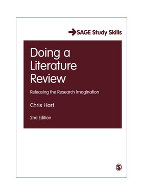 文献综述  英文原版 Doing a Literature Review 释放社会科学研究想象力 Christopher Hart 英文版 进口英语原版书籍