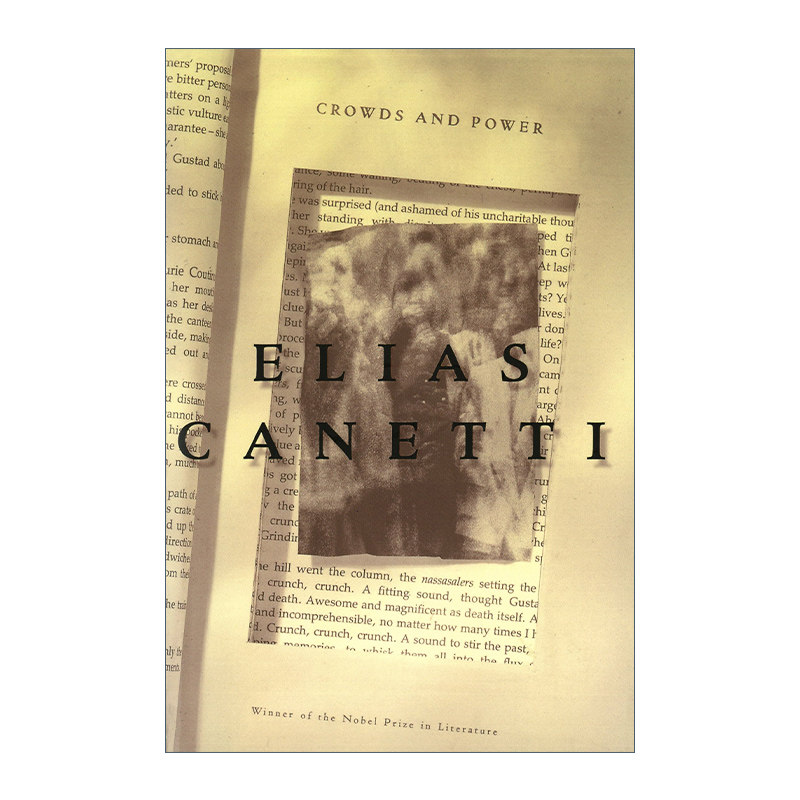 英文原版 Crowds and Power 群众与权力 卡内蒂 英文版 进口英语原版书籍