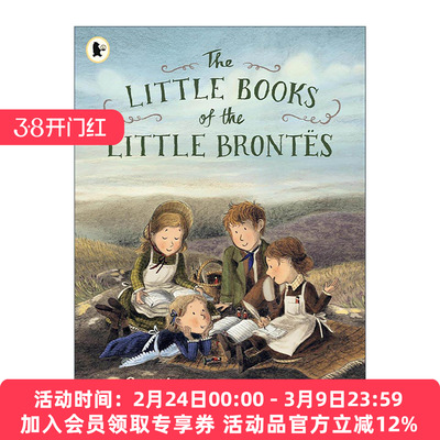 勃朗特姐妹的小小书 英文原版 The Little Books of the Little Brontes 儿童名作家传记绘本 英文版 进口英语原版书籍