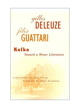 英文原版 Kafka 卡夫卡 为弱势文学而作 吉尔·德勒兹 费利克斯·加塔利 英文版 进口英语原版书籍