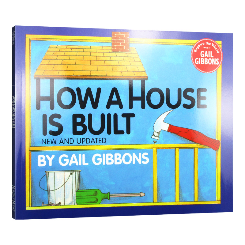 英文原版 How A House Is Built 盖尔吉本斯少儿百科系列 盖房子 英文版