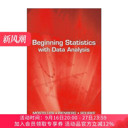 英文原版 Beginning Statistics with Data Analysis 从数据分析开始统计 数学 哈佛大学教授Frederick Mosteller进口英语原版书籍