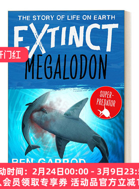 英文原版 Megalodon 灭绝物种 地球上生命的故事系列 巨齿鲨 英文版 进口英语原版书籍