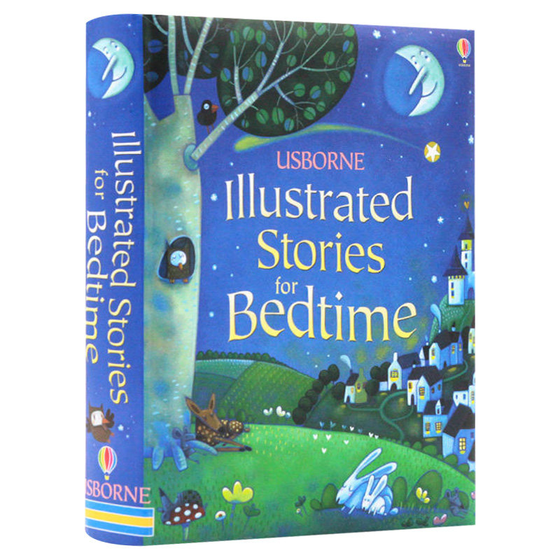 睡前故事插图故事合集 英文原版 Usborne Illustrated Stories for Bedtime 尤斯伯恩 精装全彩插画版 儿童英语图画故事书