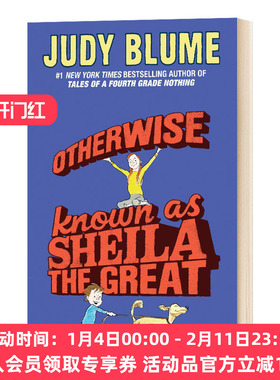 英文原版 Otherwise Known as Sheila the Great 福吉系列 了不起的谢拉 儿童读物 朱迪布鲁姆 英文版