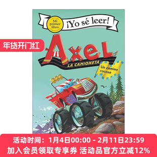 原版 Axel la camioneta Un camino rocoso 小卡车在曲折道路 西班牙语版 My First I Can Read分级阅读 进口原版书籍