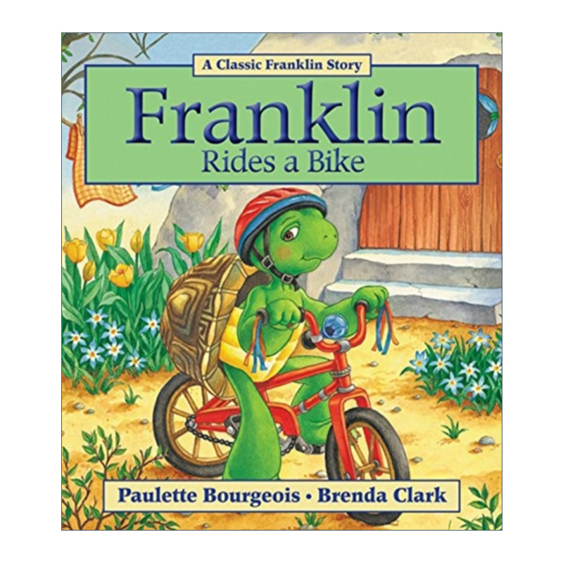 小乌龟富兰克林英文原版 Franklin Rides a Bike富兰克林学骑车英文版进口英语原版书籍