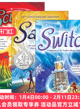 英文原版 Savvy/Switch/Scumble 灵力三部曲 3册 纽伯瑞奖作家Ingrid Law 魔幻玄幻儿童小说 儿童英语阅读提高课外读物 英文版