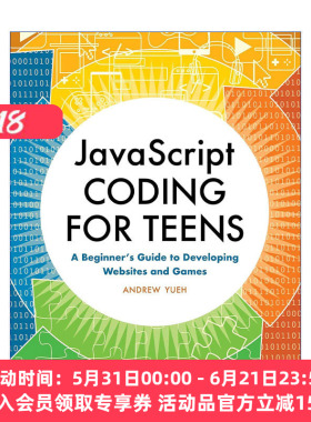 青少年JavaScript编程 英文原版 JavaScript Coding for Teens 英文版 进口英语原版书籍