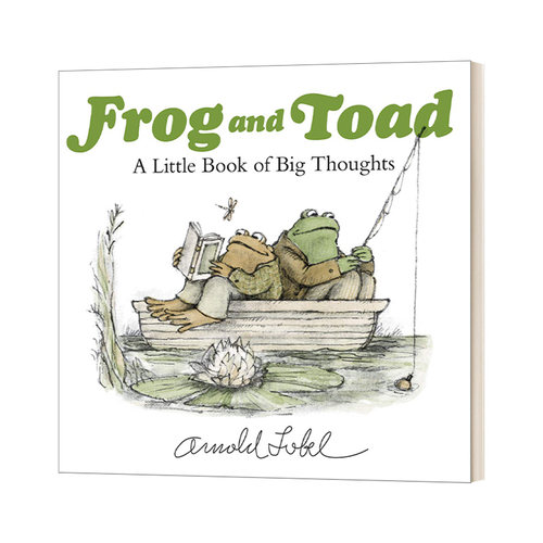 英文原版 Frog and Toad A Little Book of Big Thoughts 青蛙和蟾蜍 小书里的大思想 精装 英文版 进口英语原版书籍