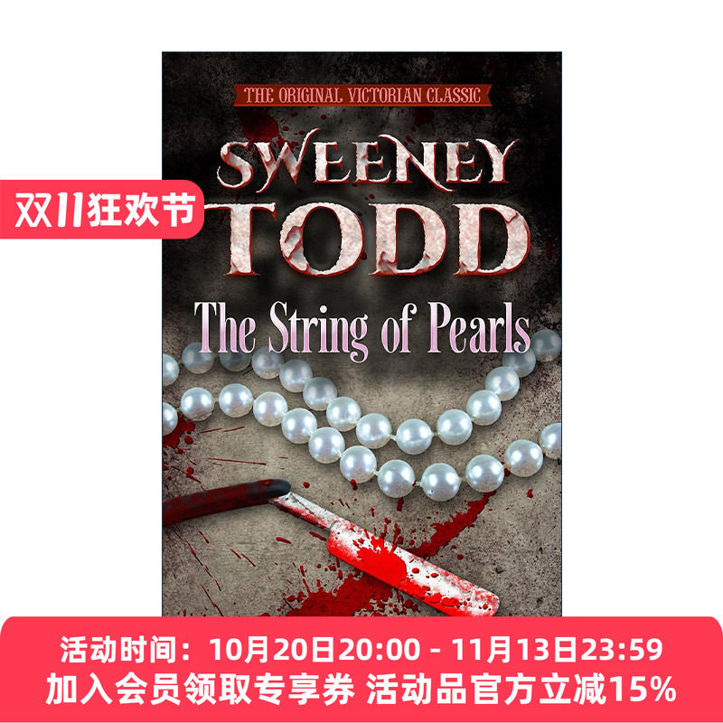 英文原版 SWEENEY TODD The String of Pearls 理发师陶德 一串珍珠 维多利亚经典 惊悚恐怖小说英文版 进口英语原版书籍