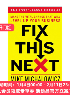 英文原版 Fix This Next 精准定位 找到破局点 打破企业发展僵局的方法论 Mike Michalowicz 精装 英文版 进口英语原版书籍