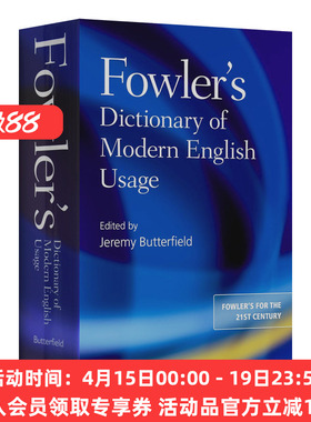 英文原版 Fowler's Dictionary of Modern English Usage 牛津福勒现代英语用法词典 精装 英文版 进口英语原版书籍