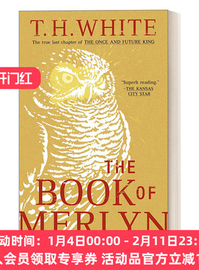 英文原版 The Book of Merlyn 梅林之书 关于永恒之王未发表的结论 经典奇幻历史小说 T. H. White 简装 英文版 进口英语原版书籍