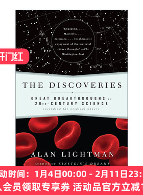 英文原版 The Discoveries 发现 20世纪科学的重大突破 包括原始论文 MIT物理学教授Alan Lightman 英文版 进口英语原版书籍
