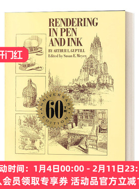 英文原版 Rendering In Pen And Ink 设计工作者必读的一本经典书 英文版 进口英语原版书籍