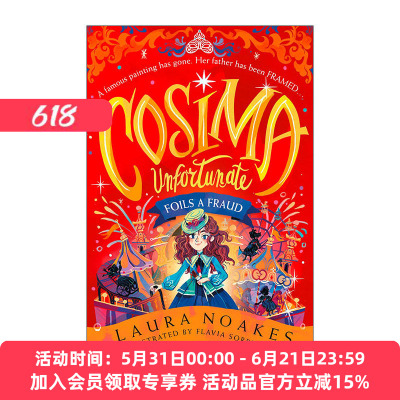 英文原版 Cosima Unfortunate Foils a Fraud 不幸少女柯西玛系列2 挫败骗局 儿童插画冒险故事书 英文版 进口英语原版书籍