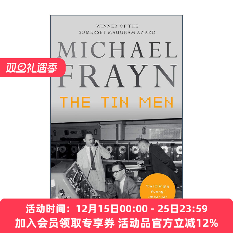 英文原版 The Tin Men 锡匠 迈克尔&middot;弗莱恩 科幻小说 毛姆文学奖 英文版 进口英语原版书籍