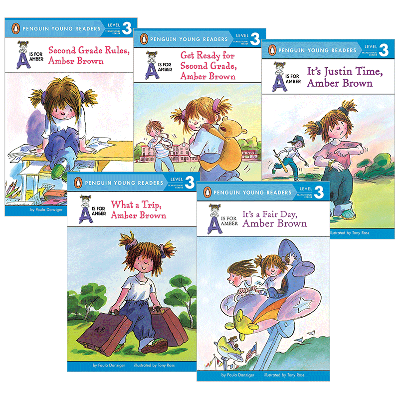 华研原版 美国企鹅分级阅读第3阶段4本套装 英文原版 Penguin Young Readers Level 3 英文版 进口原版儿童英语读物书籍