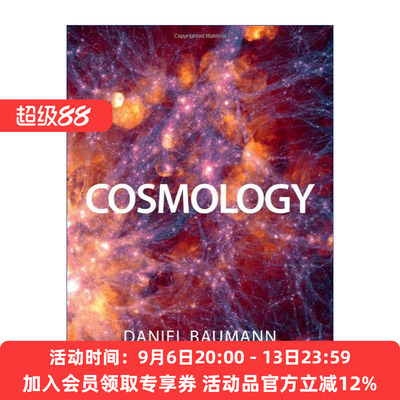 宇宙学  英文原版 Cosmology Daniel Baumann 精装 英文版 进口英语原版书籍