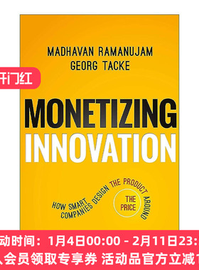 英文原版 Monetizing Innovation 创新商业化 如何围围绕价格设计产品 精装 英文版 进口英语原版书籍