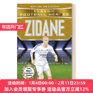 英文原版 Zidane 经典足球明星人物传记 齐达内 Classic Football Heroes 英文版 进口英语原版书籍