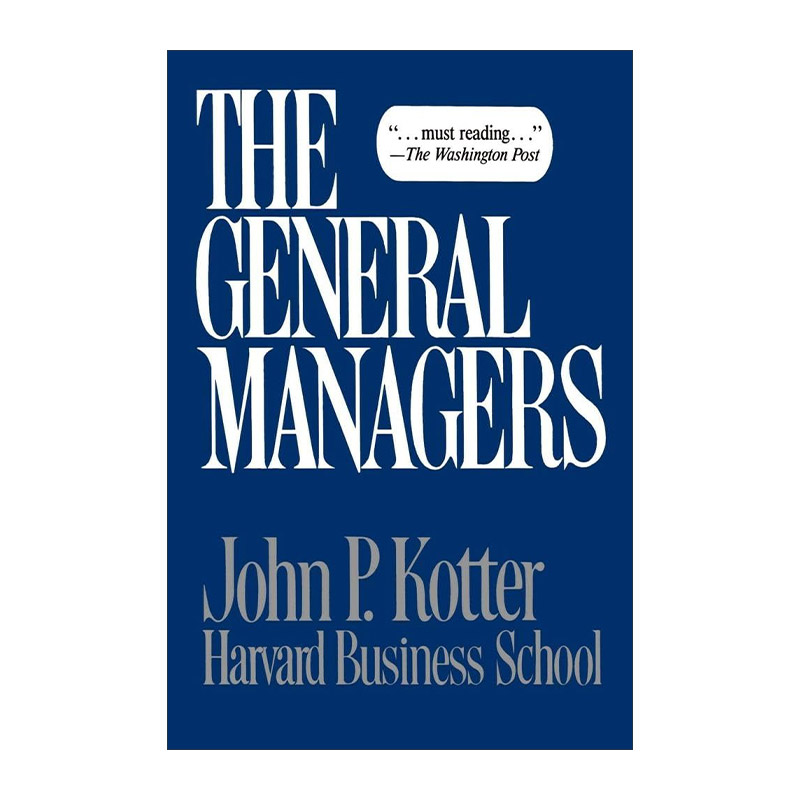 英文原版 General Managers 总经理 哈佛商学院终身教授约翰·科特英文版 进口英语原版书籍