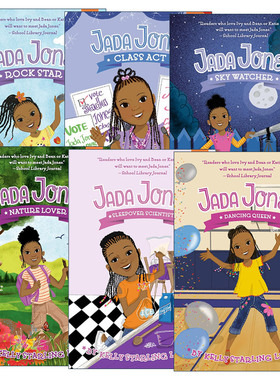 英文原版 Jada Jones 杰达琼斯系列6册 儿童校园友谊主题 章节桥梁书小说 Kelly Starling Lyons 英文版 进口英语原版书籍