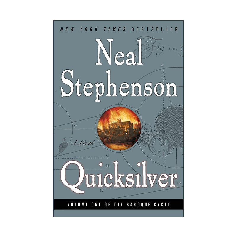 英文原版 Quicksilver 巴洛克三部曲之一 水银 尼尔·斯蒂芬森 英文版 进口英语原版书籍