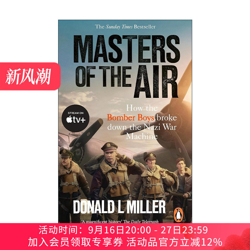 空战群英 英文原版 Masters of the Air 唐纳德·L·米勒小说 斯皮尔伯格制作美剧原著 英文版 进口英语原版书籍